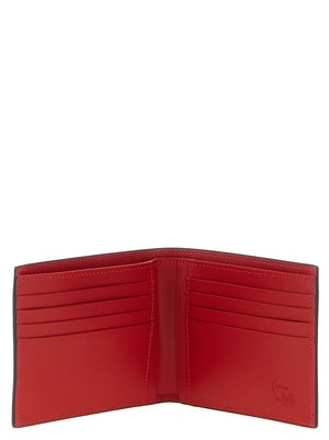 Christian Louboutin Schwarzes Kalbsleder Portemonnaie