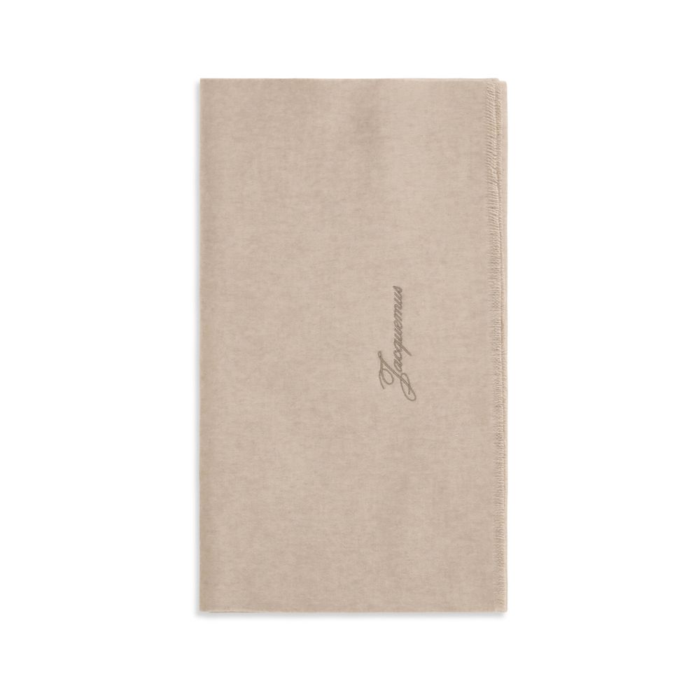 Jacquemus Beige Ovis Aries Wollschal