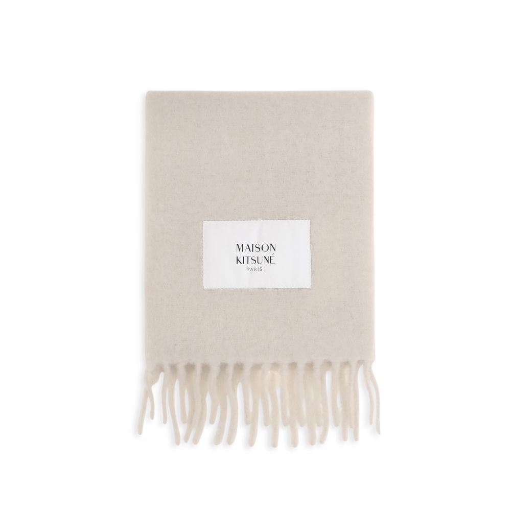 Maison Kitsuné Beige Polyamid-Schal
