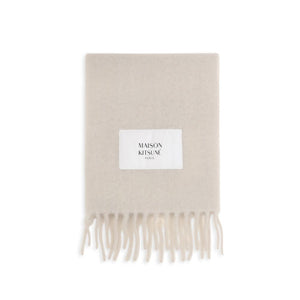 Maison Kitsuné Beige Polyamid-Schal