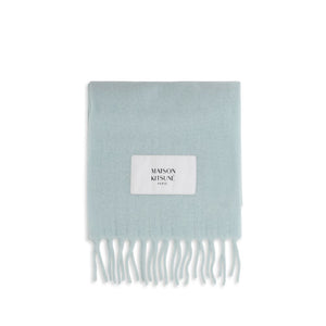 Maison Kitsuné Blauer Schal aus Polyamid