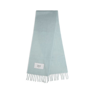 Maison Kitsuné Blauer Schal aus Polyamid