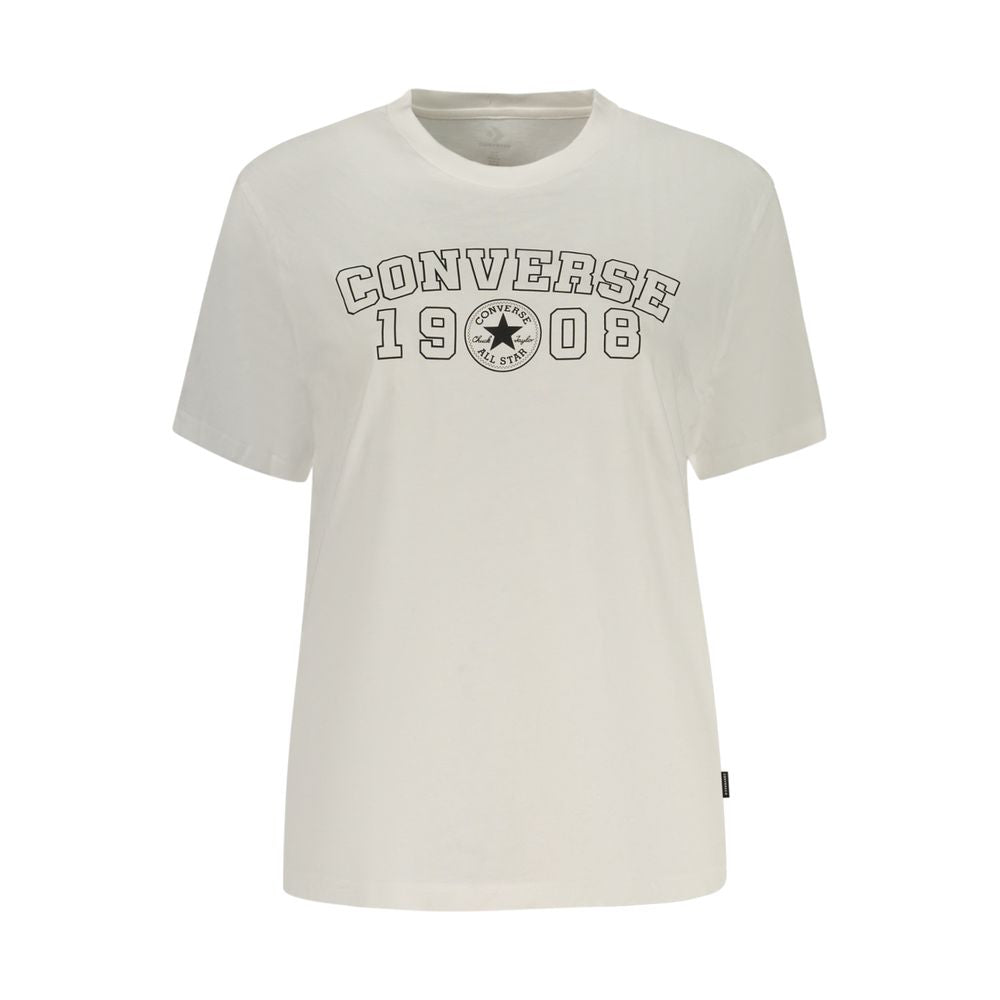 Converse Weißes Baumwoll-T-Shirt