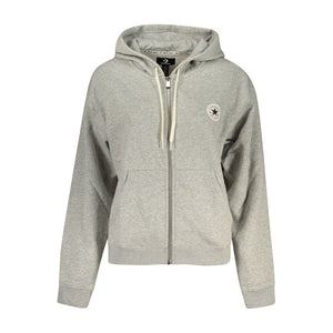 Converse Grauer Baumwollpullover