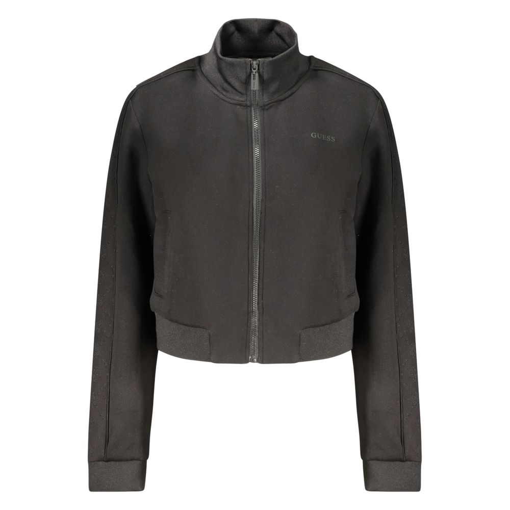 Guess Jeans Schwarzer Polyester-Sweatshirt