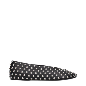 Jil Sander Schwarze Ballerinas aus Leder