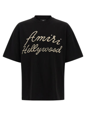 Amiri Schwarzes Baumwoll-T-Shirt