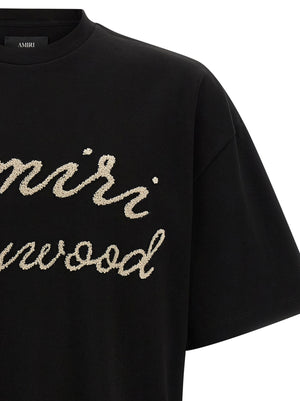 Amiri Schwarzes Baumwoll-T-Shirt