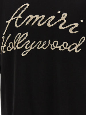 Amiri Schwarzes Baumwoll-T-Shirt