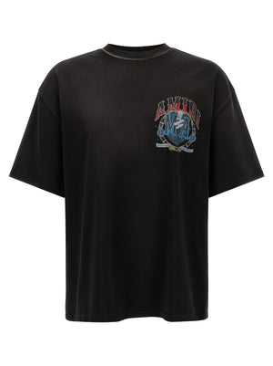 Amiri Schwarzes Baumwoll-T-Shirt