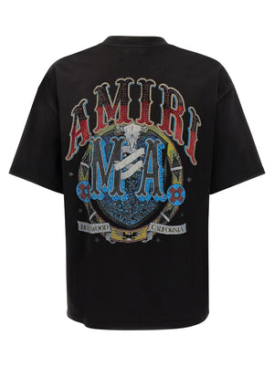 Amiri Schwarzes Baumwoll-T-Shirt