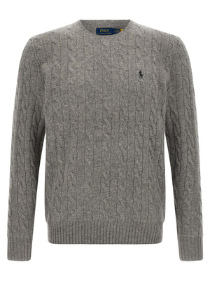Polo Ralph Lauren Grauer Wollcardigan