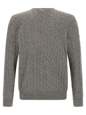 Polo Ralph Lauren Grauer Wollcardigan