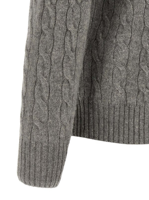 Polo Ralph Lauren Grauer Wollcardigan