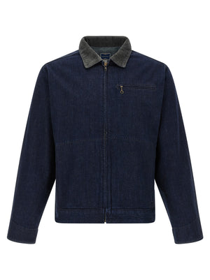 Gramicci Blaue Jeansjacke aus Baumwolle