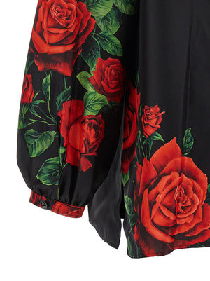 Dolce & Gabbana Schwarze Seidenbluse
