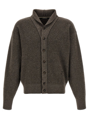 Jacquemus Brauner Cardigan aus Merinowolle