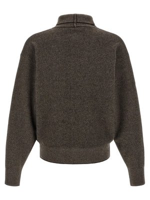 Jacquemus Brauner Cardigan aus Merinowolle