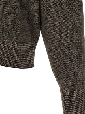Jacquemus Brauner Cardigan aus Merinowolle