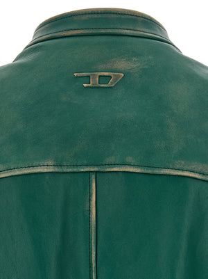 Diesel Zweifarbige Lammlederjacke