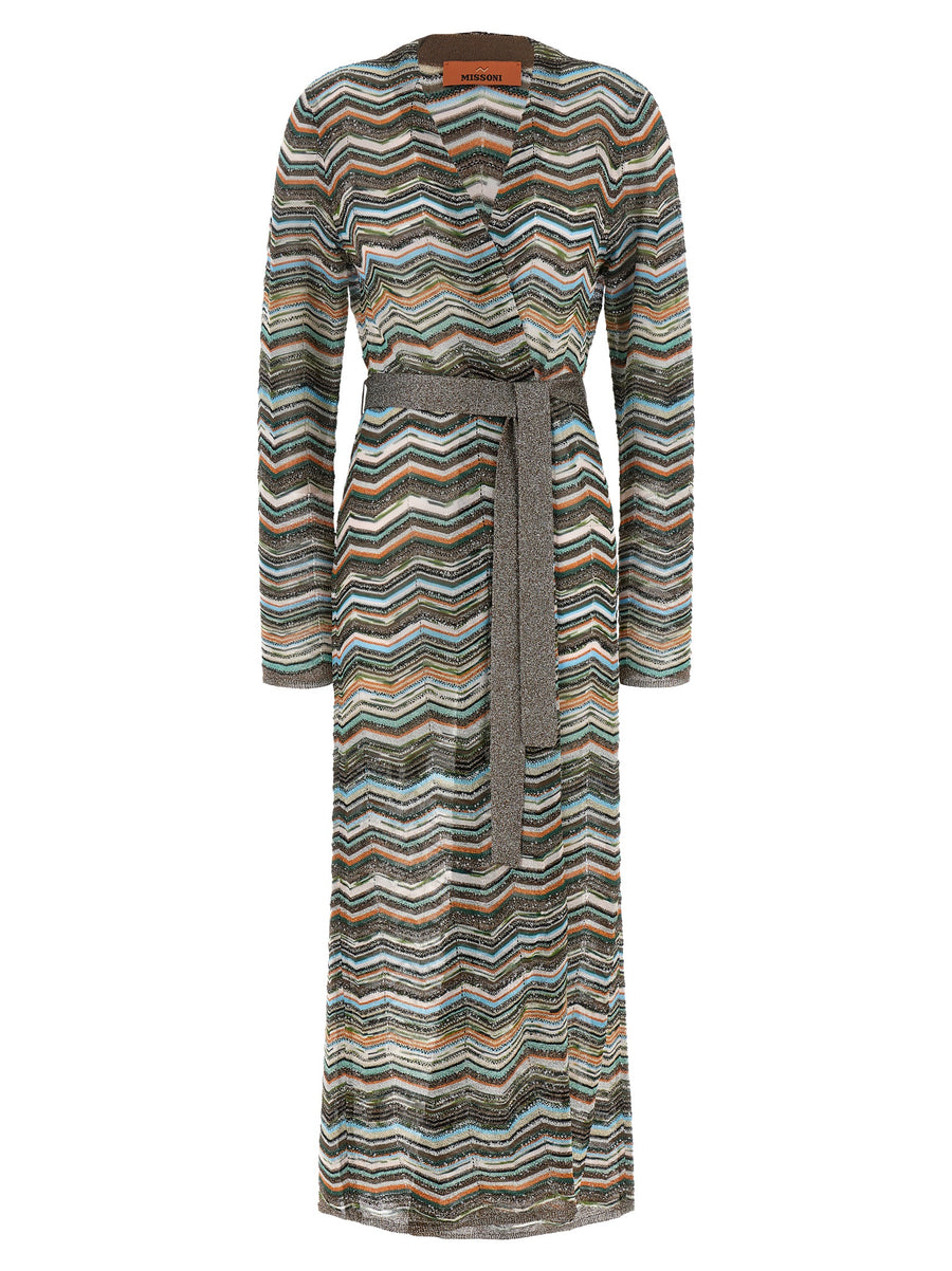 Missoni Mehrfarbige Strickjacke aus Viskose