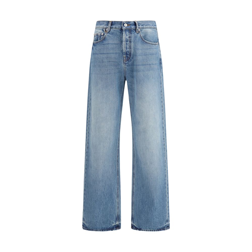 Jacquemus Blaue Baumwolljeans Denim