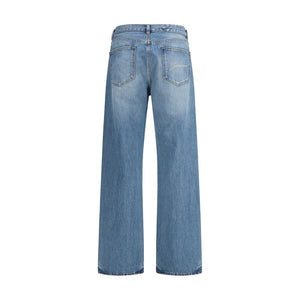 Jacquemus Blaue Baumwolljeans Denim