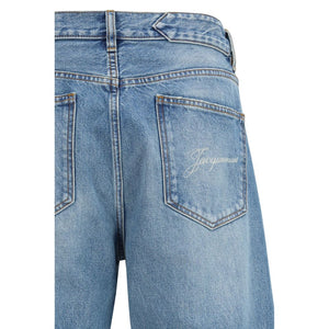 Jacquemus Blaue Baumwolljeans Denim