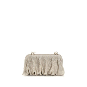Benedetta Bruzziches Clutch aus silbernem Aluminium