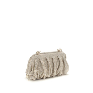 Benedetta Bruzziches Clutch aus silbernem Aluminium