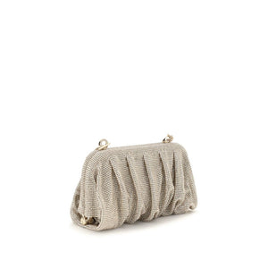Benedetta Bruzziches Clutch aus silbernem Aluminium