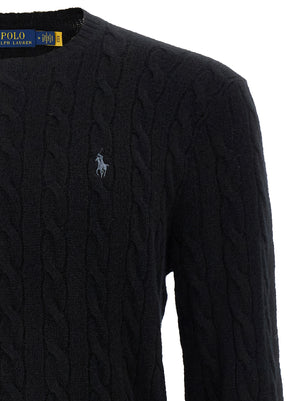 Polo Ralph Lauren Schwarzer Wollcardigan