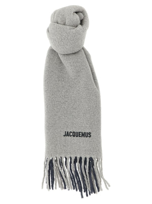Jacquemus Grauer Wollschal