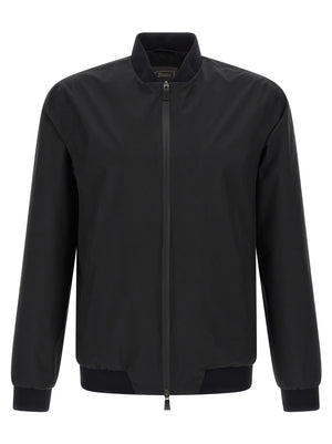 Herno Schwarzer Bomber aus Polyester