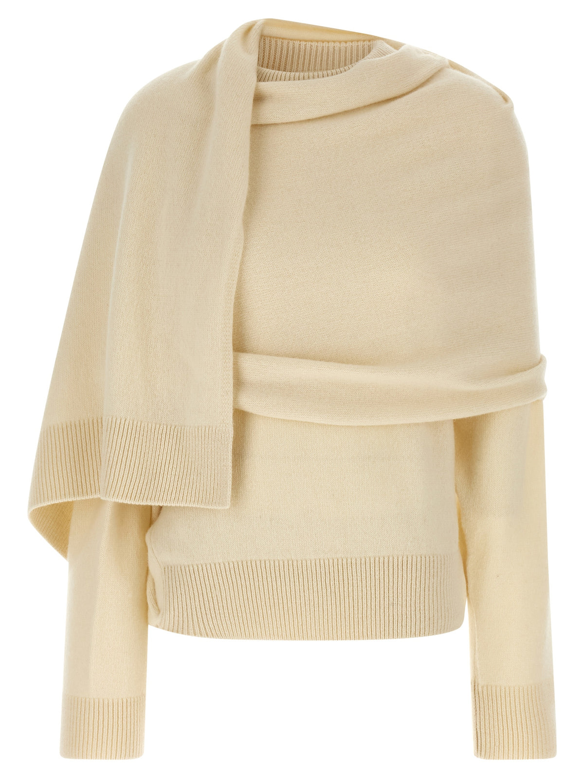 Armarium Weiße Wollstrickjacke