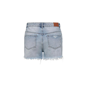 Only Hellblaue Baumwollshorts
