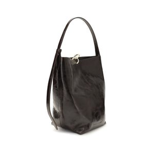Benedetta Bruzziches Schwarze Bos Taurus Kalbsleder Schultertasche