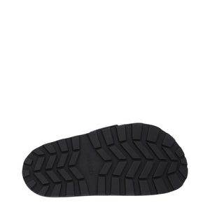 Jil Sander Schwarze Leder-Slipper