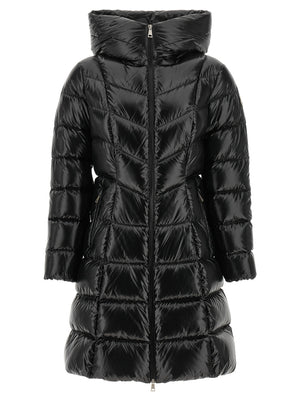 Black Polyamide Full-Length Jacket