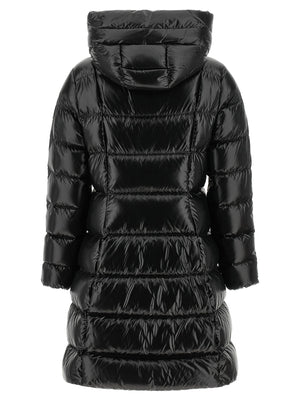 Black Polyamide Full-Length Jacket