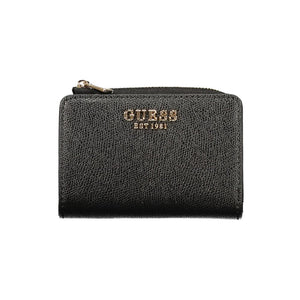 Guess Jeans Schwarzes Portemonnaie aus Polyethylen