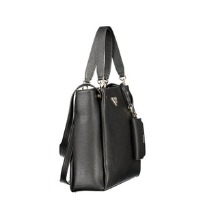Guess Jeans Schwarze Handtasche aus Polyethylen
