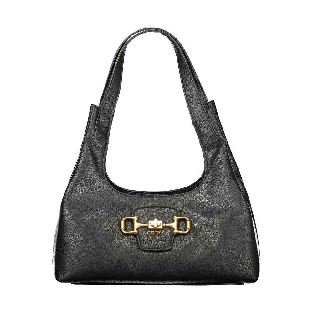 Guess Jeans Schwarze Handtasche aus Polyethylen