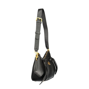 Guess Jeans Schwarze Handtasche aus Polyethylen