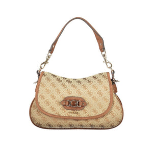 Guess Jeans Beige Polyester Handtasche