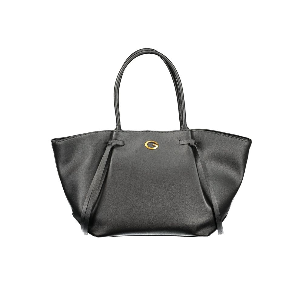 Guess Jeans Schwarze Handtasche aus Polyethylen