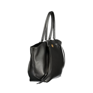Guess Jeans Schwarze Handtasche aus Polyethylen