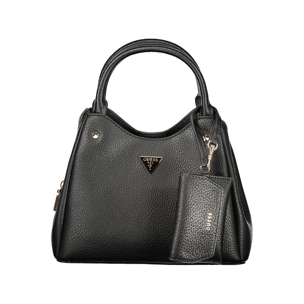 Guess Jeans Schwarze Handtasche aus Polyethylen