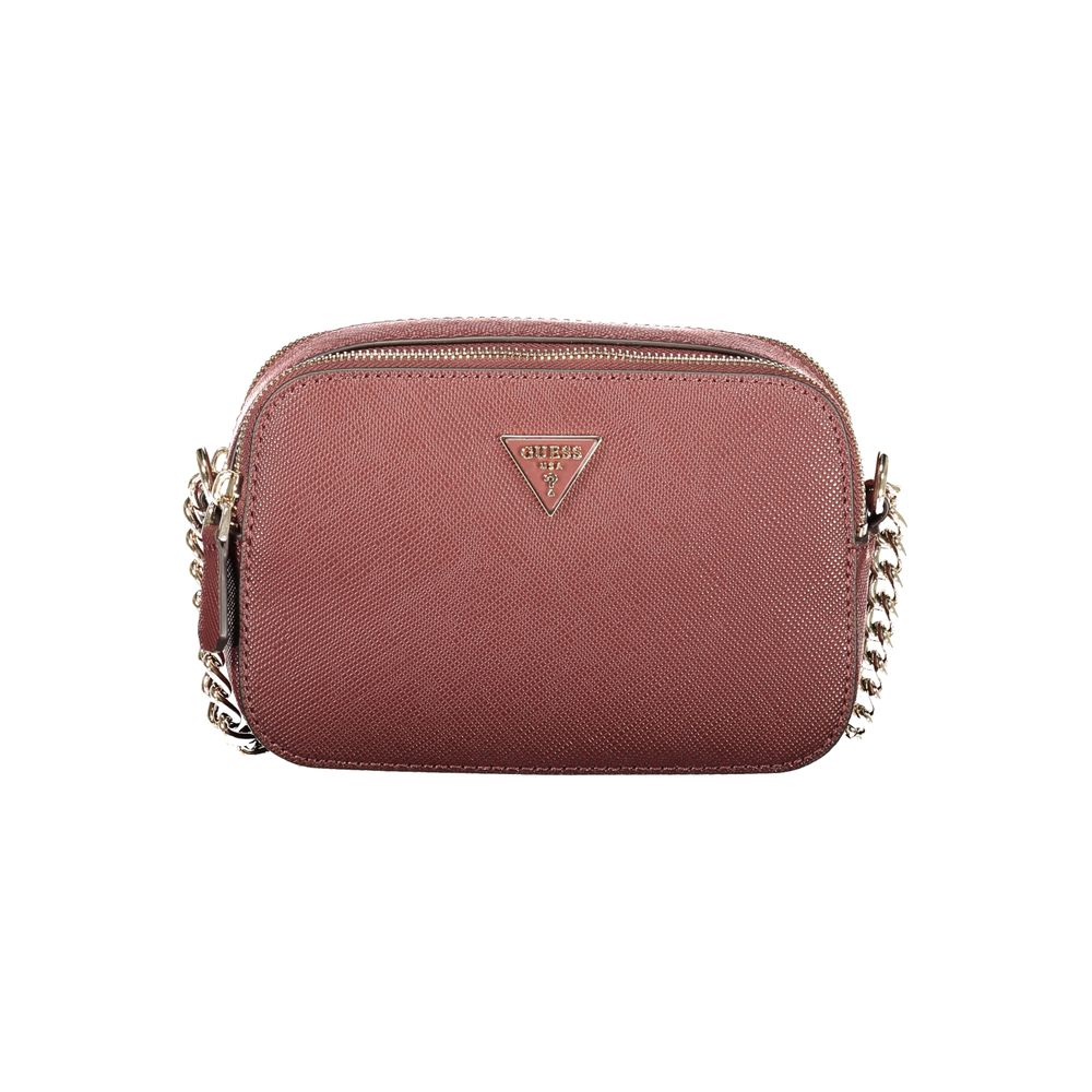 Guess Jeans Braune Handtasche aus Polyethylen