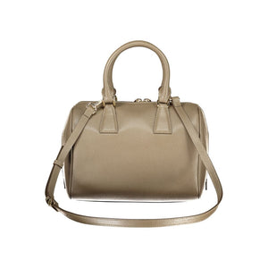 Furla Grüne Lederhandtasche